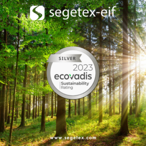 ECOVADIS 2023 SEGETEX EIF MEDAILLE D'ARGENT 